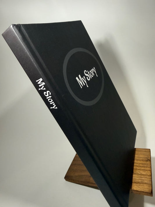 My Story - Lined, Dark Brown hardcover