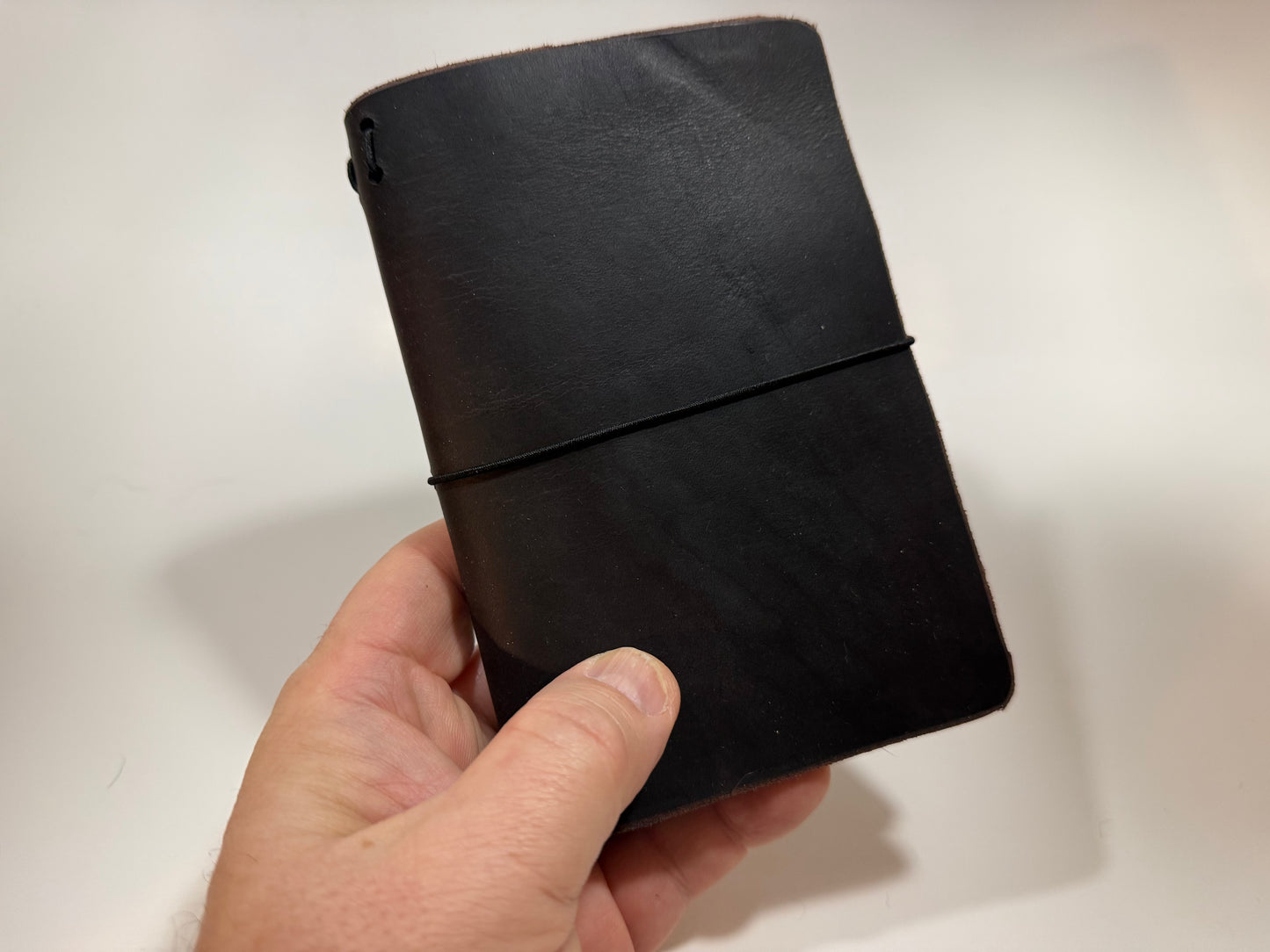 Handmade Brown Leather Pocket Notebook