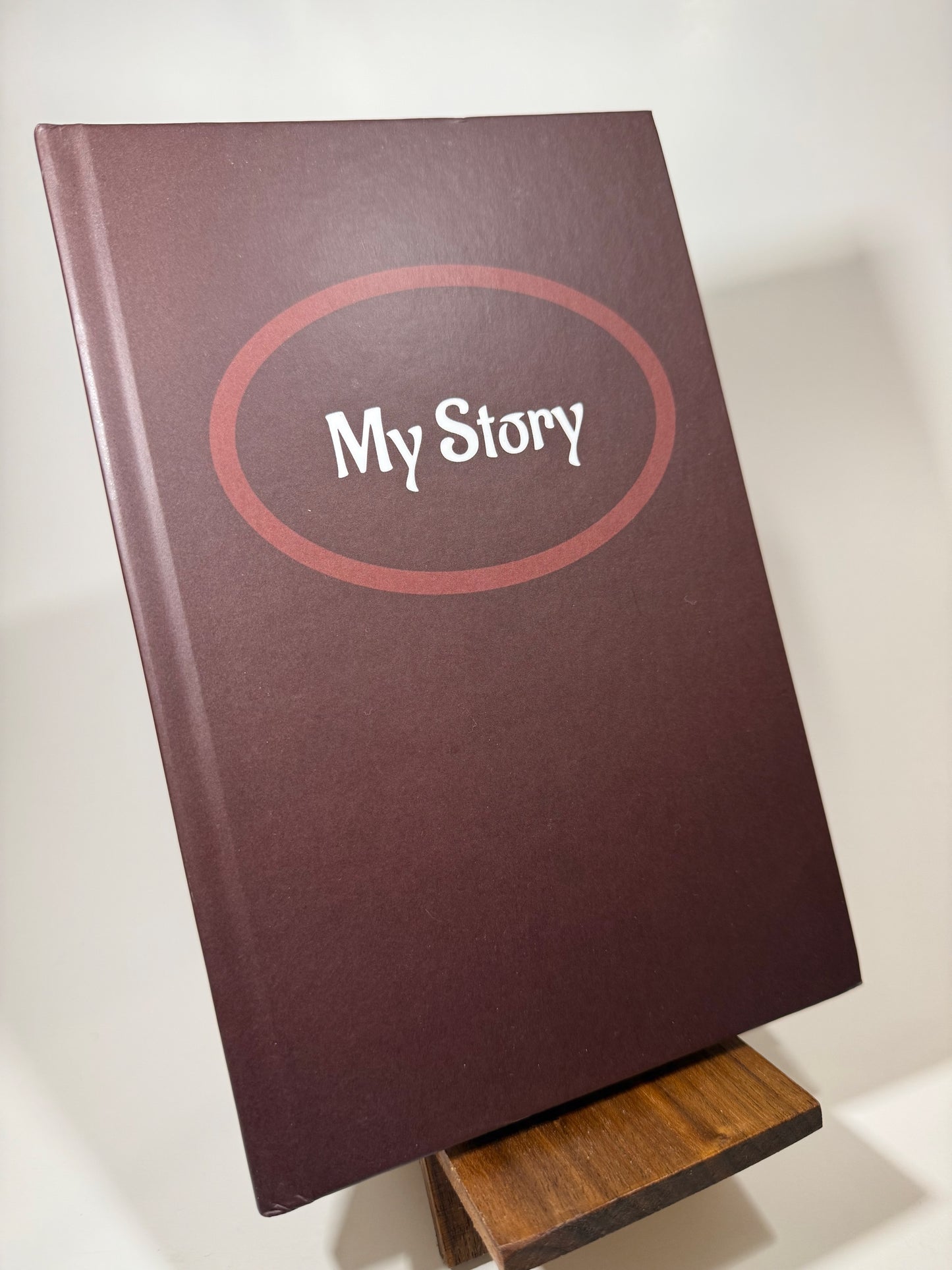My Story - Lined, Burgundy hardcover