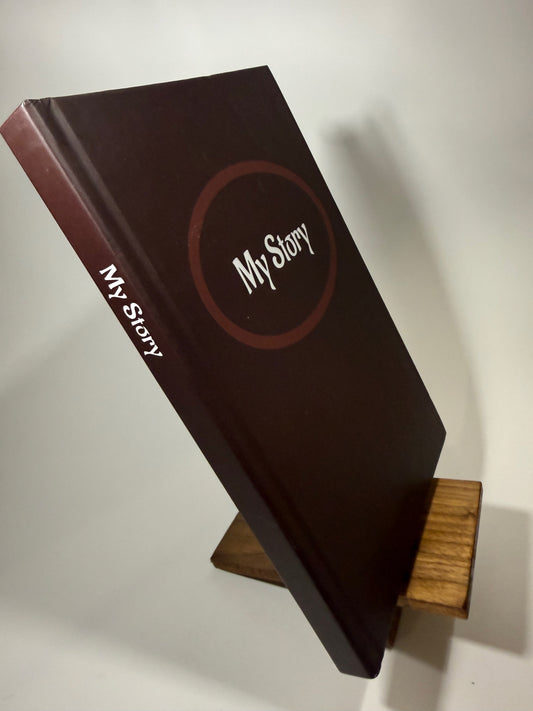 My Story - Lined, Burgundy hardcover