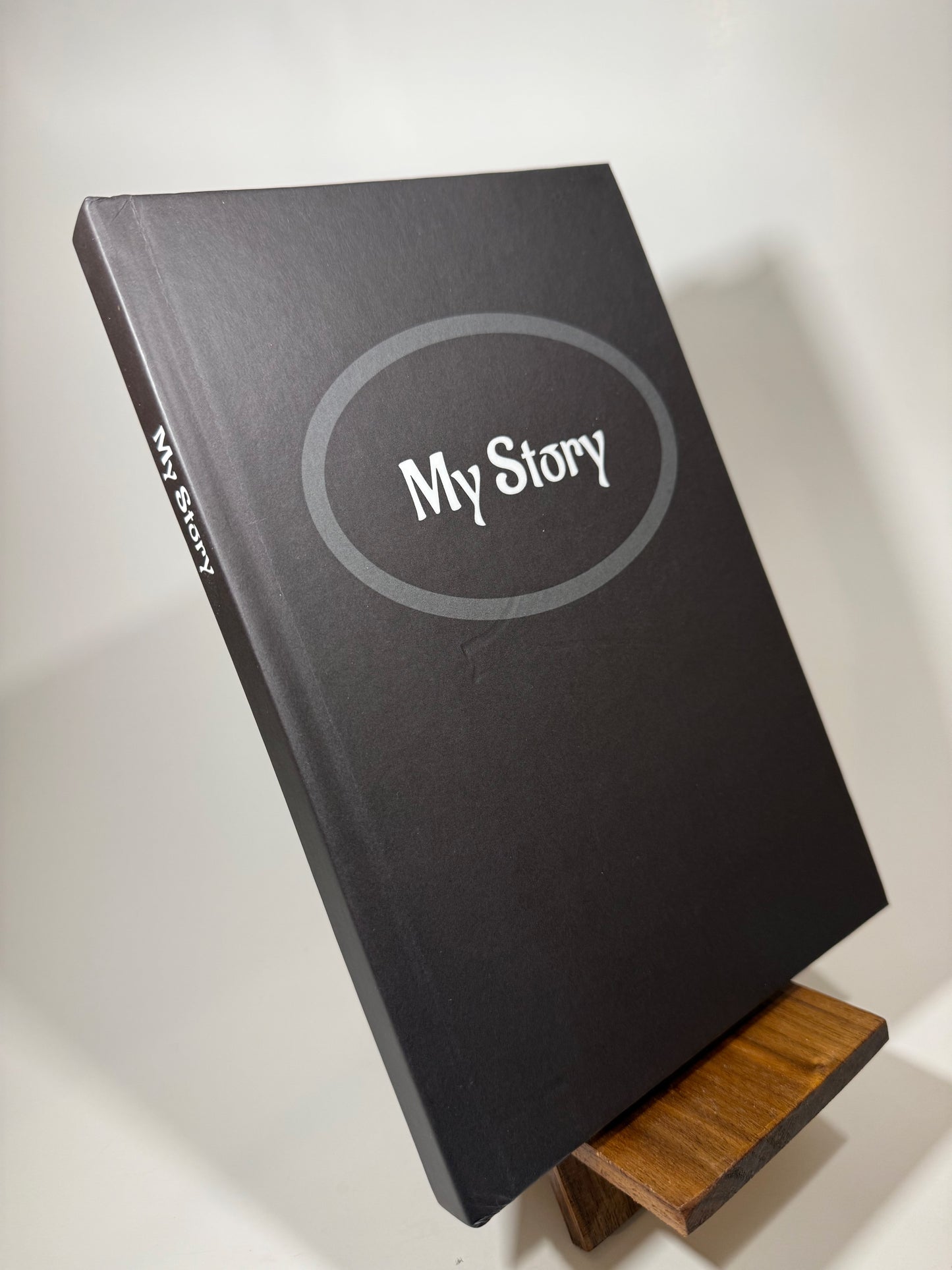 My Story - Lined, Dark Brown hardcover