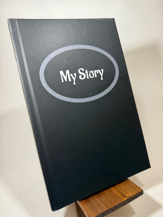 My Story - Lined, Black hardcover